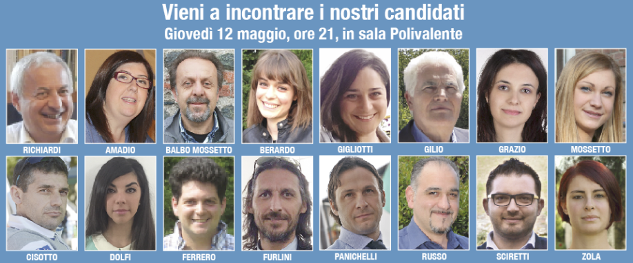Candidati UNITI per VOLPIANO
